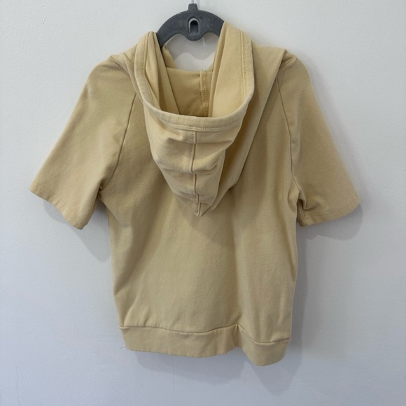 Easy - Peasy Boy’s Light Yellow Short Sleeve Hoodie  - 5t - Picture 5 of 8